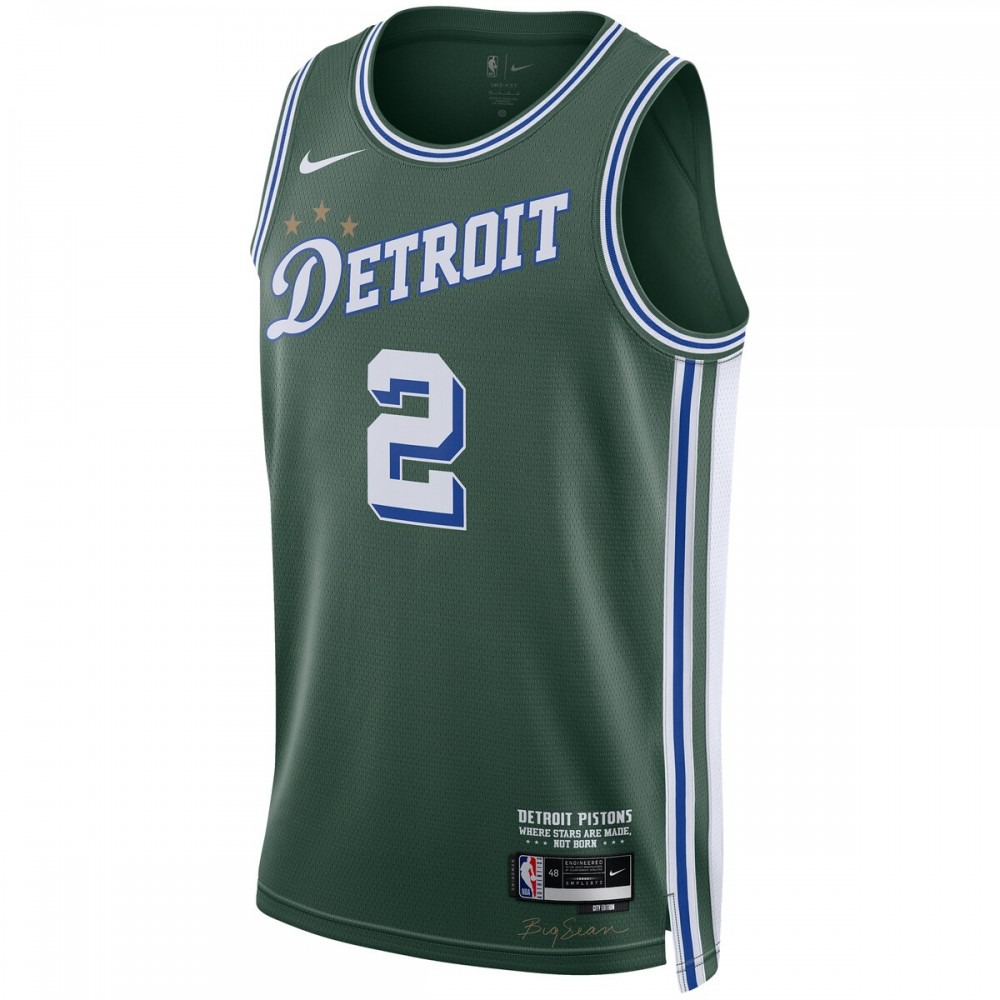 Cade Cunningham Detroit Pistons Unisex 2022/23 Swingman Jersey - City Edition - Green-Pro Kit Vault | Brand New 26/27 Sports Jerseys